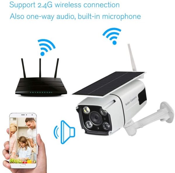 Wireless Waterproof Outdoor PIR Surveillance Security Camera