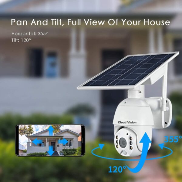 Wireless Security Camera Outdoor with Cellular/LTE/4G Network Solar Battery - Image 5